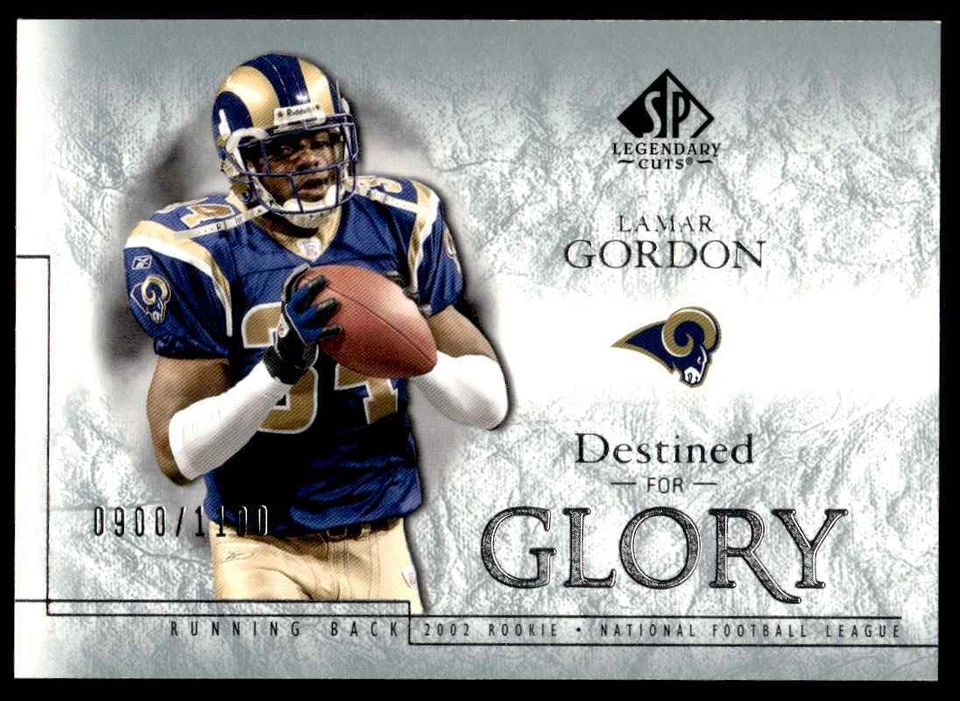 2009 SP LEGENDARY CUTS DESTINED FOR GLORY LAMAR GORDON Rookie Auto /1100 New - Image 1 of 2