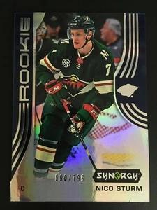 2019-20 Upper Deck Synergy Blue 43 Rookies RC Tier 1 Nico Sturm ed/799 - Bild 1 von 2