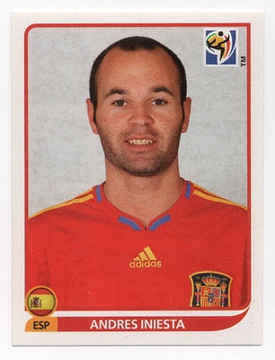 #577 Andres Iniesta Panini 国际足联世界杯南非 2010 — 第 1/2 张图片