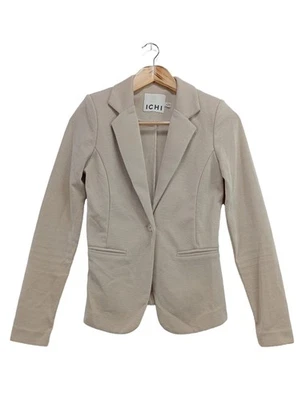 ICHI Blazer corto Mujeres Blazer Talla EU 34 blanco puro estilo «business» - Imagen 1 de 4