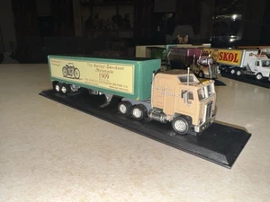 Juego de remolque semirremolque Matchbox Harley Davidson en soporte leer descripción - Imagen 1 de 4