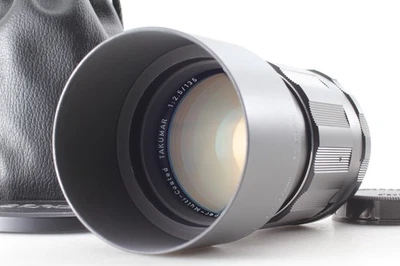 [MINT w/ Hood] 6 Elements Pentax SMC Takumar 135mm f/2.5 Lens M42 From JAPAN - Image 1 of 4