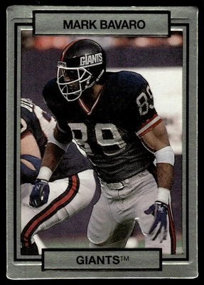 1990 Action Packed Mark Bavaro New York Giants #183 - Image 1 of 2