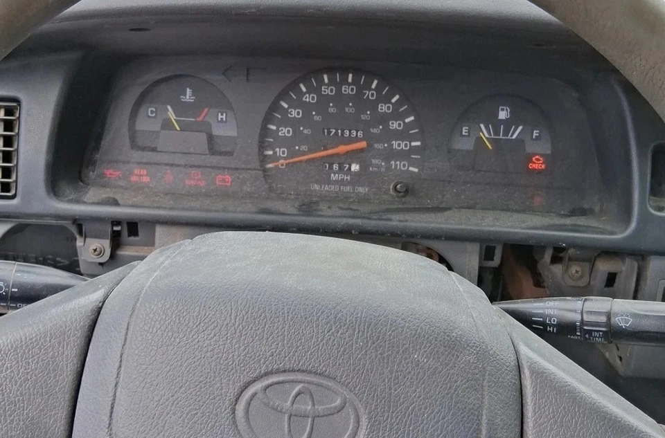 Cuadro de instrumentos velocímetro 92-95 Toyota Pickup T 100 MT 171 k millas OEM Foto 1 de 1