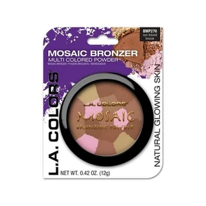 L.A. COLORS HD Mosaic Bronzer (carded), Sun-Kissed Bronze #CBMP270 NIP - Picture 1 of 6