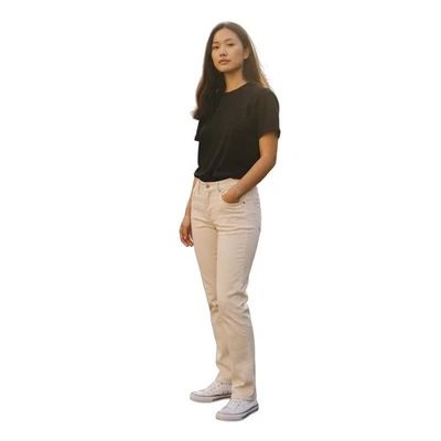 Citizens of Humanity Light Weight Cream Corduroy Straight Leg Pants Size 29 - Image 1 of 4