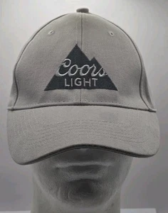 Coors leichte Baseballmütze hellgrau Snapback Cap Silver Mountain Logo USA Acme - Bild 1 von 9