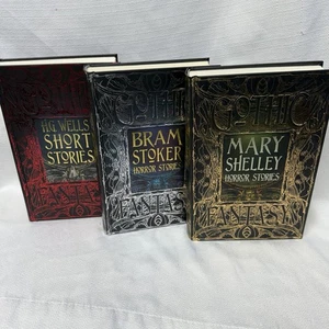 GOTHIC FANTASY Bram Stoker, Mary Shelley  & H.G. Wells  Short Stories (3) - Picture 1 of 9