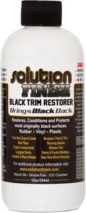 Black Plastic & Vinyl Trim Restorer - Use for Car 12 Ounce (Pack of 1), - Picture 1 of 6