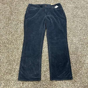 L.L.Bean Casco Corduroy Favorite Fit Pants Womens Sz 16 Classic Gray #500968 - Picture 1 of 10