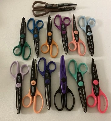 Fiskars Paper Decorative Edge Scissors (12) Scrapbooking Making Memories (1) - Image 1 of 4