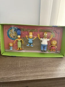 Modellino Simpson Family Bendable Figures I Simpson 1990 Jesco NUOVO SIGILLATO - Foto 1 di 5
