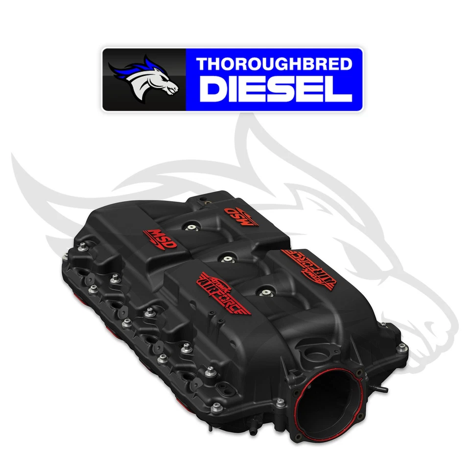 MSD Atomic 2702 Airforce LS7 Cathedral Port Polymer Intake Manifold, Red — 第 1/1 张图片
