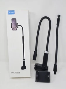Trudin Gooseneck Cellphone Holder Mount Clamp Desk Bed Flexible Arm Clip USA - Picture 1 of 7