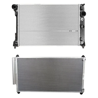 For Mercedes-Benz E550 11-17 Reach Cooling BNDL-458683 Radiator & Condenser Kit Foto 1 de 2