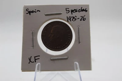 1975-76 Spain - 5 Pesetas Coin XF - Image 1 of 2