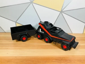 Vintage A-Team Armoured Attack Vehicle with Trailer 1983 Galoob - Picture 1 of 11