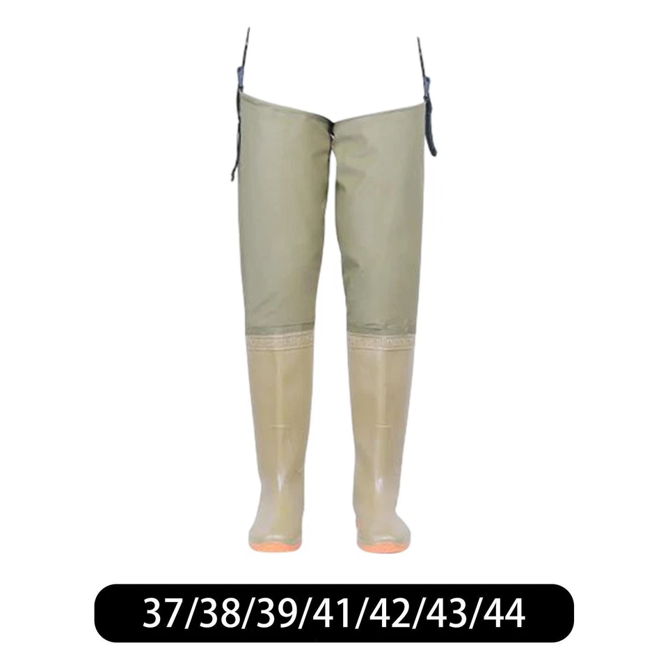 Waders Hip Anti Slip Pvc Bootfoot Rain Boots comodi annebbie - Immagine 1 di 1