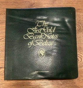 The First Gold Bank Notes Of Belize - Picture 1 of 4