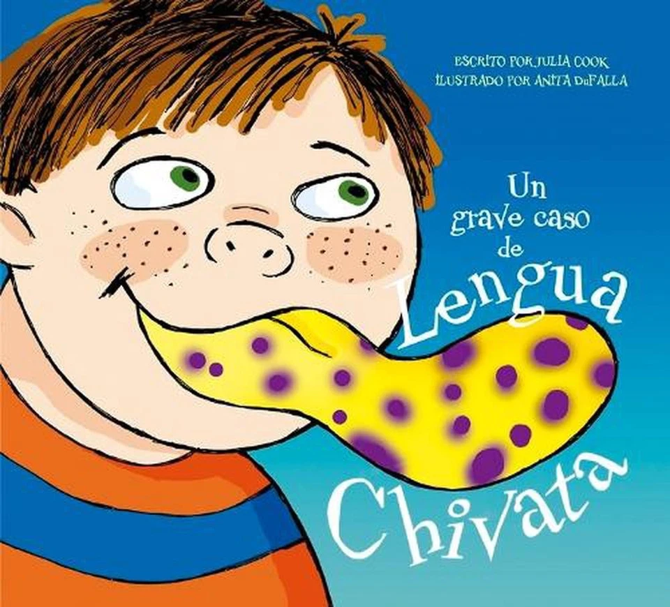 Un Grave Caso de Lengua Chivata by Julia Cook (Spanish) Hardcover Book - Image 1 of 1