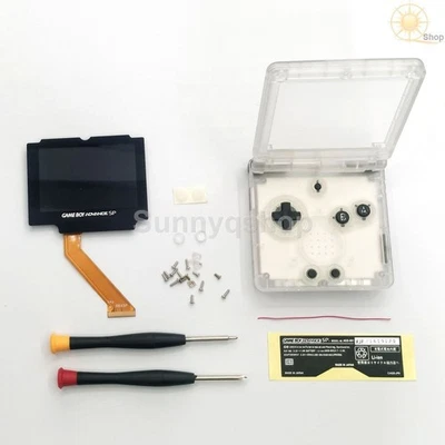 GBA SP IPS LCD Backlight Screen Kit+Shell Drop in Easy For GameBoy Advance SP - Image 1 of 4