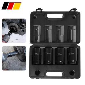 Crank Bolt Socket Set 17/21/22/27MM Harmonic Balancer Socket Set 1/2 Inch Drive - Bild 1 von 10