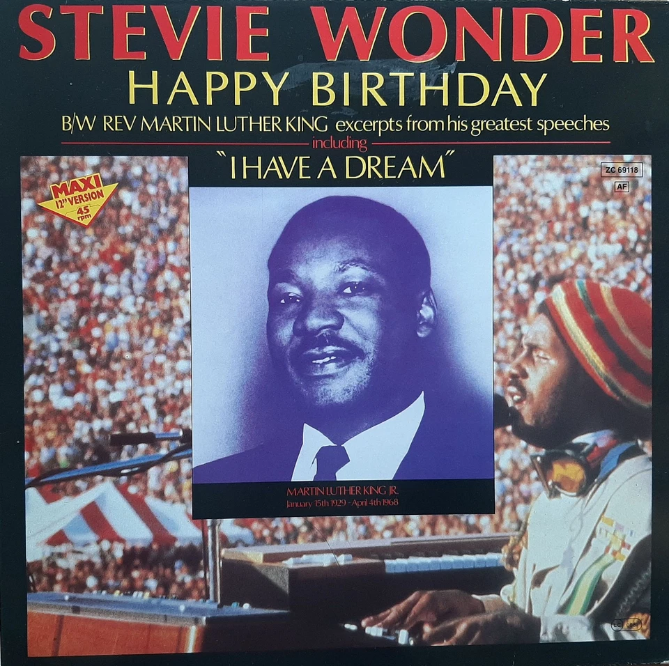 Stevie Wonder - Happy Birthday (12" Motown-Records Maxi-Single Germany 1980) - Bild 1 von 1