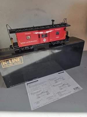 K_LINE K612-1531 Erie Lackawanna Smoking Caboose +++++ OB & Paperwork +++++  - Image 1 of 4