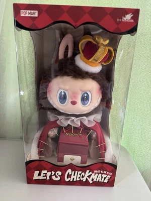 100% Authentic Pop Mart Let’s Checkmate Large King Labubu Plush (USA SELLER) - Image 1 of 2