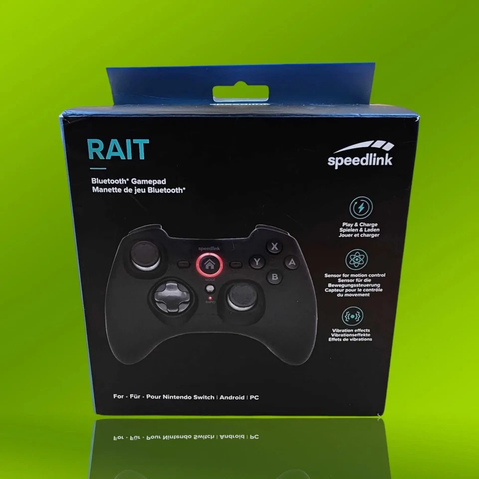 Speedlink RAIT Wireless Bluetooth Gamepad Controller für Nintendo PC Android - Bild 1 von 1