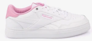 Reebok UK 5 Court Advance Bold Women's White/Pink Trainers 100074333 New - Picture 1 of 12