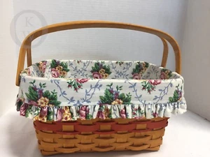 1997 Longaberger*Mother's Day Basket, Liner & Protector 17293C S125 - Picture 1 of 7