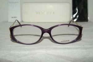 Brand New Authentic Versace Eyeglass V79 Purple GB2 Size 54-14mm & Case! - Picture 1 of 1