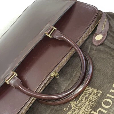 Maletín White House Cox L9892 con cremallera en cuero brida usado Foto 1 de 4