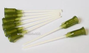 100pcs 1.5" Blunt PP flexible dispensing needles syringe needle tips 14Ga - Picture 1 of 1