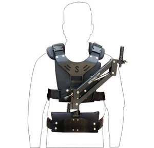 Gilet Body Mount avec Bras Simple pour Caméra Vidéo Shootvilla 5000 Steadicam DSLR - Photo 1 sur 8