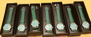 AVON Christmas Holiday Watch Set of 7 Resellers Gift Bundle New Gift Box Green