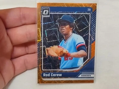 Rod Carew 2024 Donruss - Optic Orange Velocity #54 Parallel Minnesota Twins - Изображение 1 из 3
