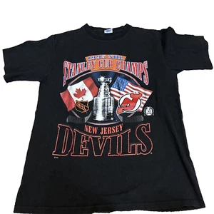 Camiseta de inicio New Jersey Devils 1995 NHL Hockey Stanley Cup Champions EE. UU. Mediana - Imagen 1 de 9