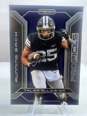 2022 Pro Picks Premier Football Tyler Allgeier #PP-24 - Image 1 of 2