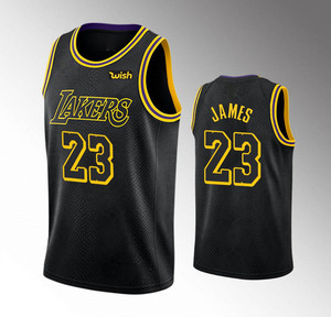 lebron james all black jersey