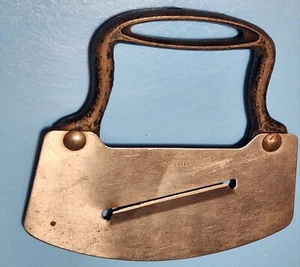 Vintage Nevco Stainless Chopper W/Rocking Cutter Cast Iron Handle 5 1/2'' Japan - Picture 1 of 6
