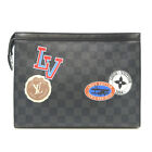 Louis Vuitton N64442 Damier Graffit Pochette Voyage Mm Clutch Bag 240327T