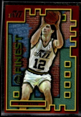 1995 Finest #M29 John Stockton Mystery Near Mint or Better - Image 1 of 2