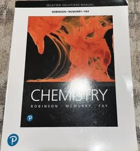 Chemistry- Selected solutions Robinson Mcmurry Fay Eighth Edition Like New - Foto 1 di 4