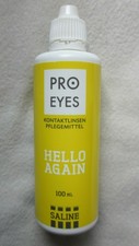 Pro Eyes Kontaktlinsenpflegemittel Hello Again Saline f. weiche Linsen 3 x 100ml