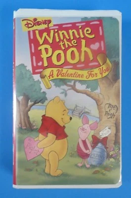 DISNEY ~ WINNIE THE POOH ~ "A VALENTINE FOR YOU" ~ VHS, 2000 ~ CLAMSHELL~1+ SHIP - Image 1 of 3