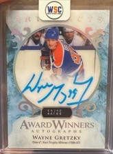2023-24 UPPER DECK ARTIFACTS AWARD WINNERS AUTOGRAPH WAYNE GRETZKY 12/25 🔥🔥