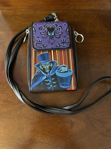 Haunted Box Hat Ghost Phone Purse Used Once Halloween Mansion 7 x 4.5 Inches - Picture 1 of 5