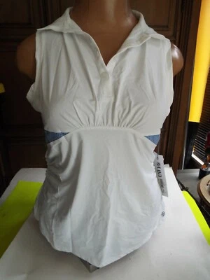 NWT WOMENS LIJA SZ LG SLEEVELESS GOLF / SPORT TANK ORIG. $85  BAY HARBOR PRO  - Image 1 of 4